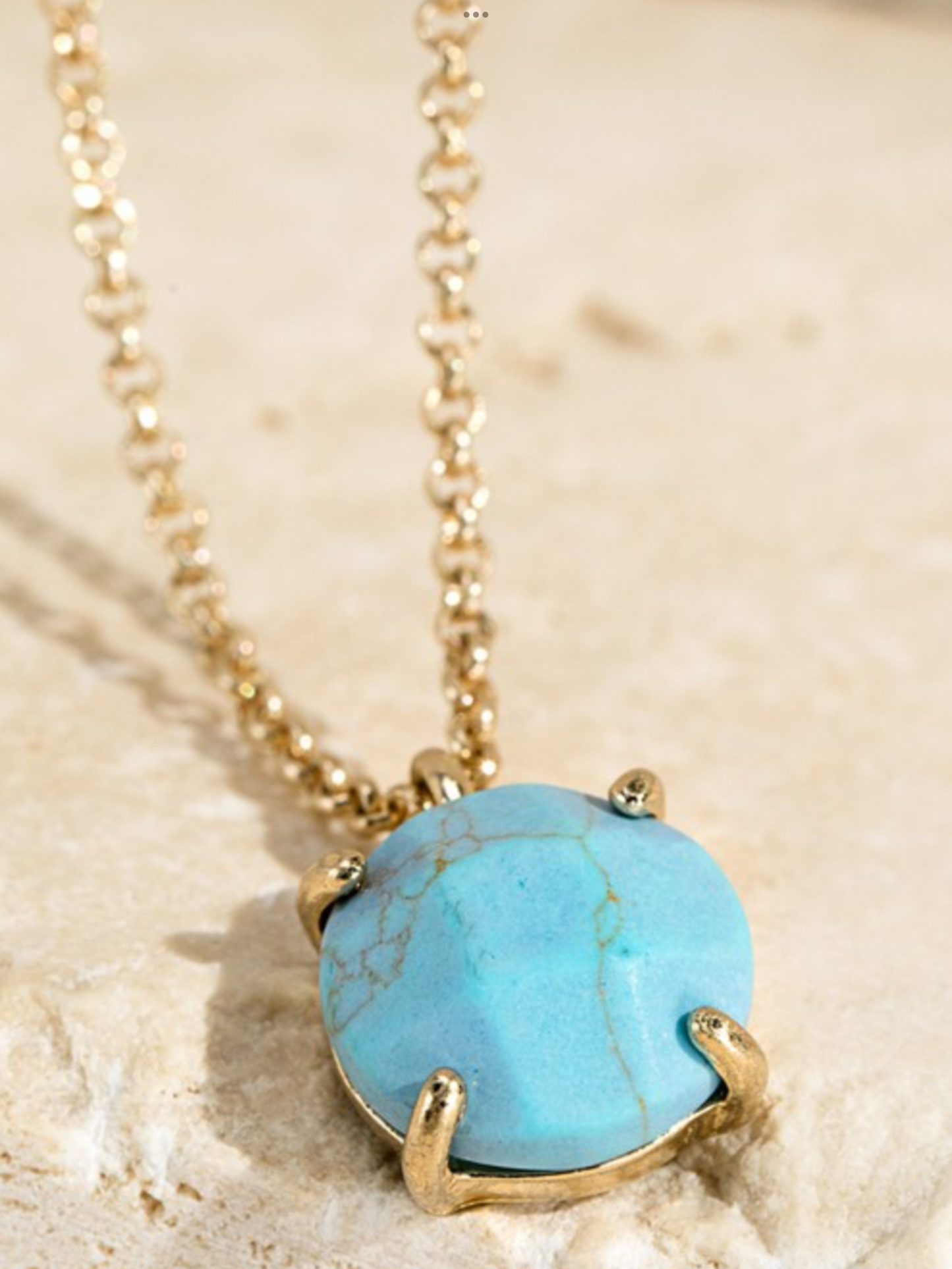 Stone Charm Necklace