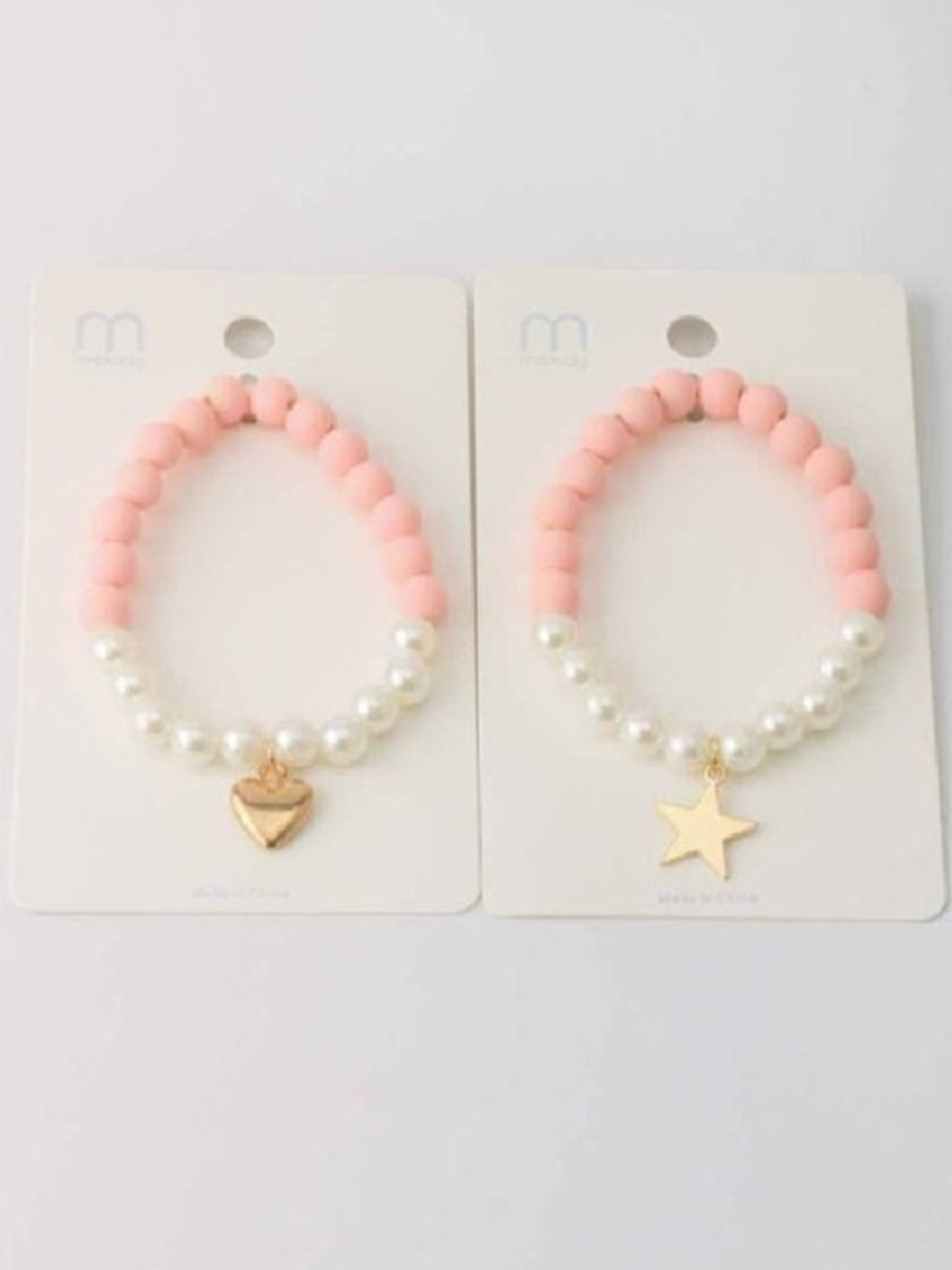 Charm Pearl Bead Bracelet