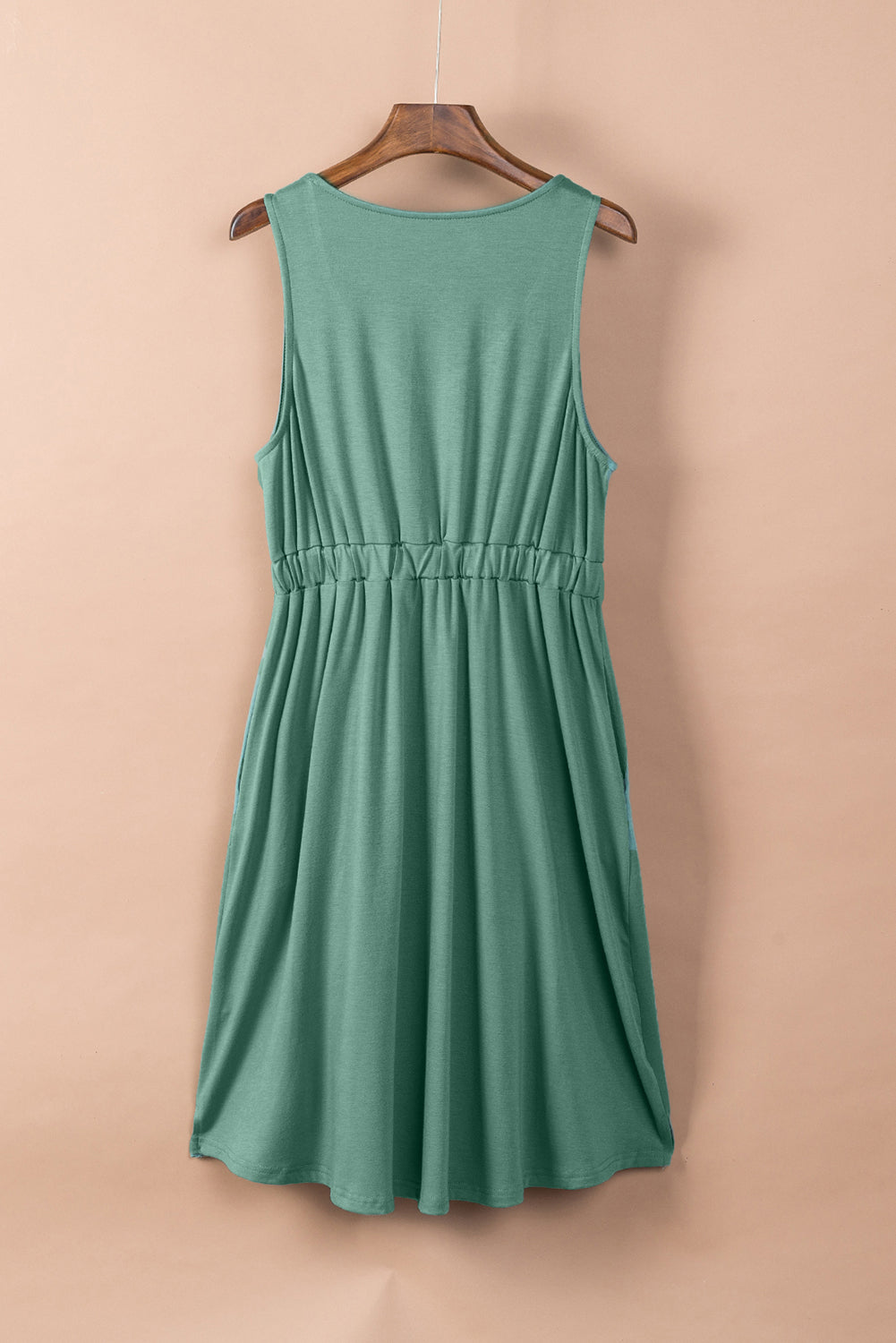 The Magic Dress - Sleeveless Button Down Midi Dress * Online