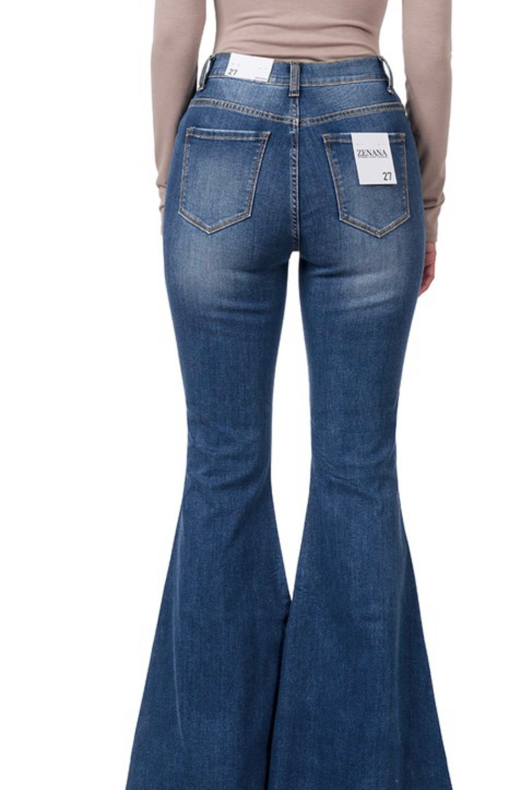 Gretchen Distressed Flare Jeans