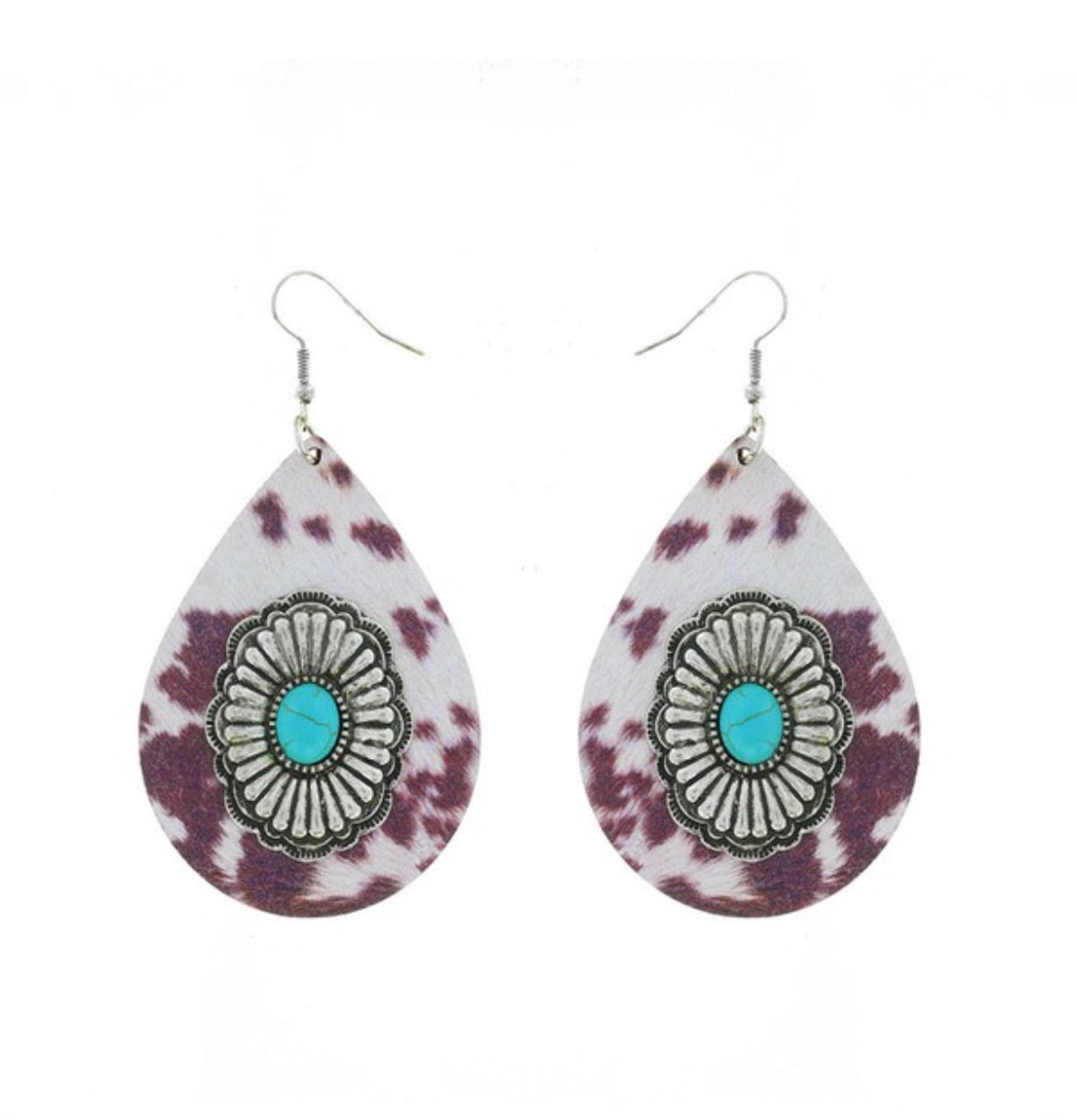 Brown Buckaroo Earrings