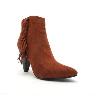 Fringe bootie