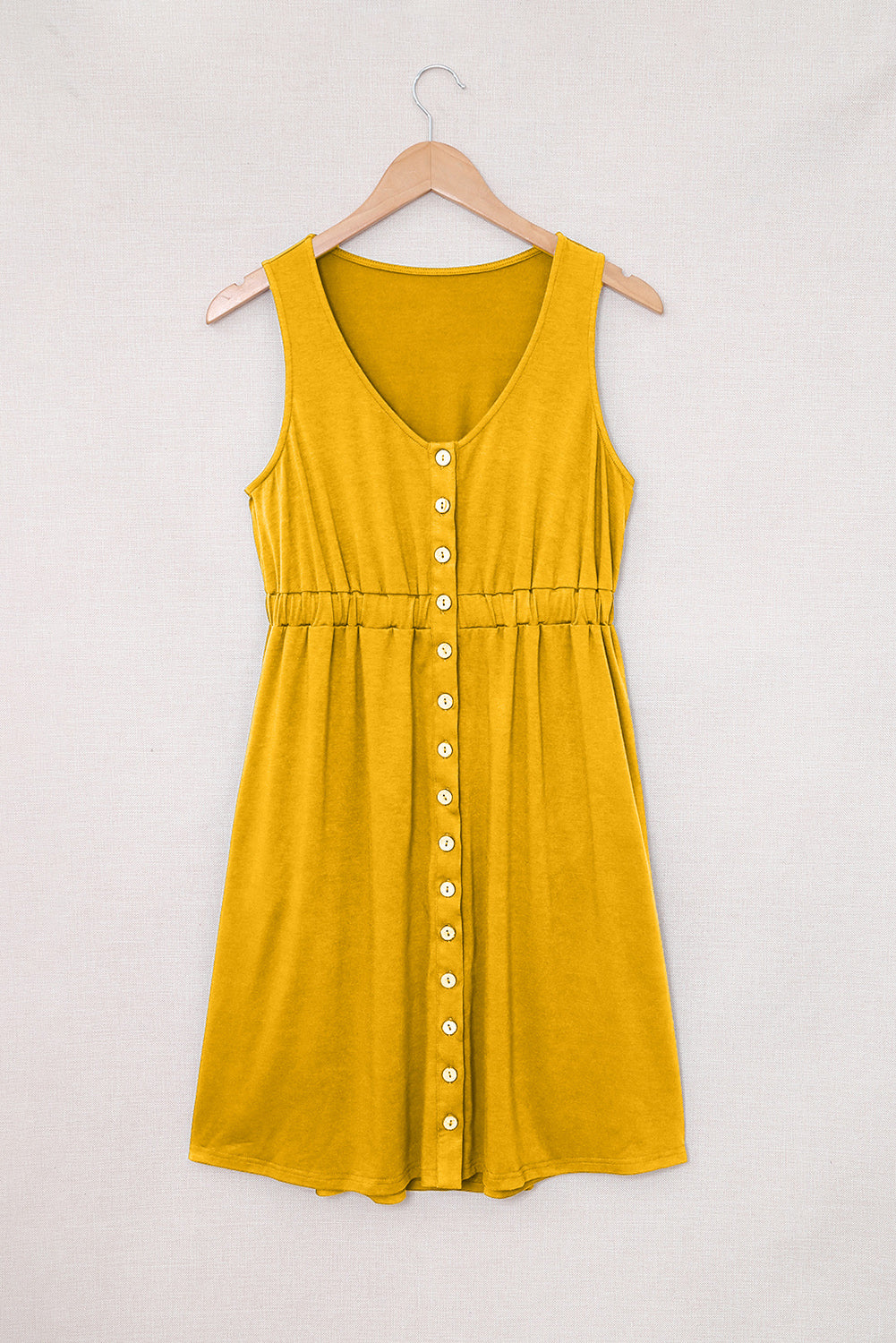 The Magic Dress - Sleeveless Button Down Midi Dress * Online