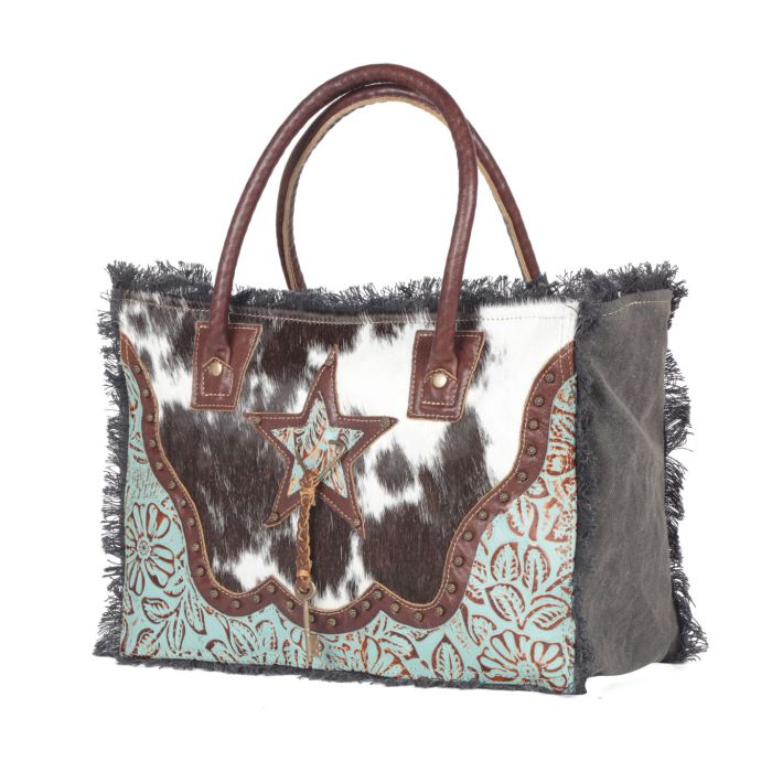 Starry Tooled Handbag