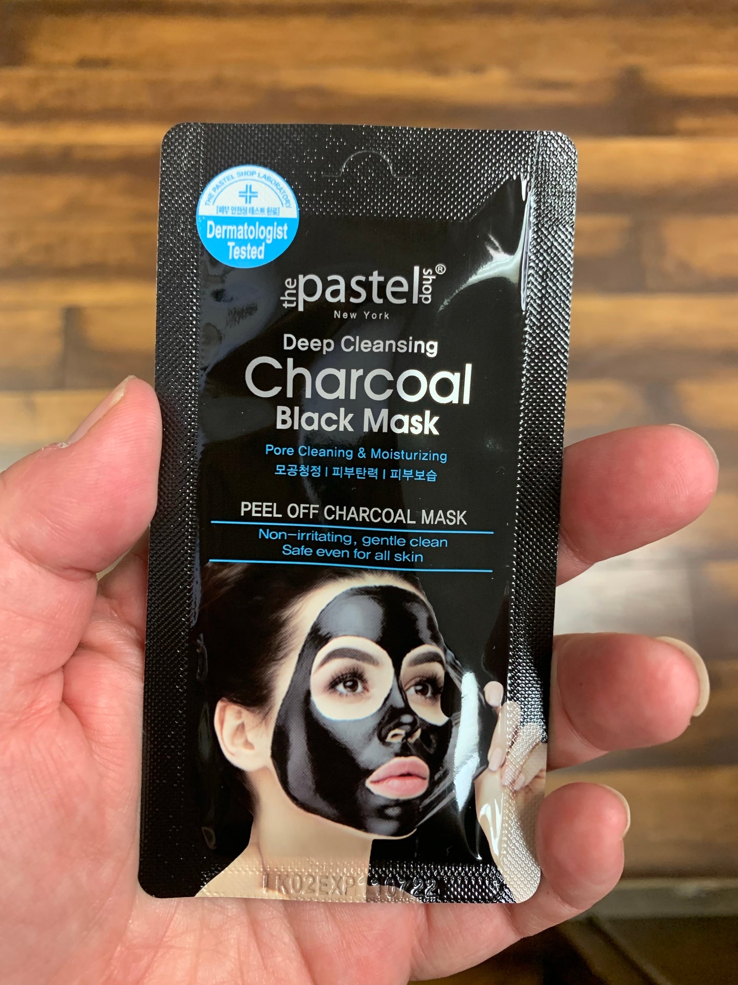 Charcoal peel mask