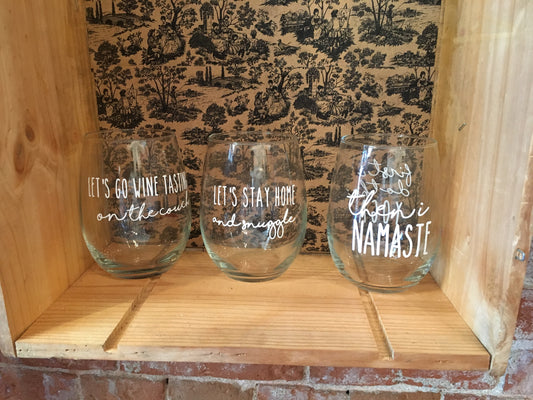 YMB Wine tumblers